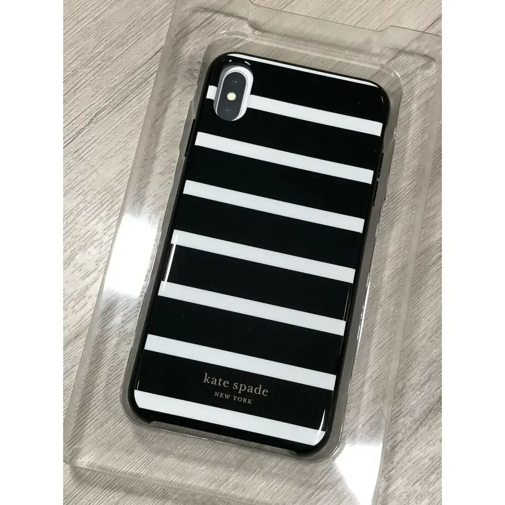 Kate Spade Stripe Ring Stand Iphone XS Max Case
